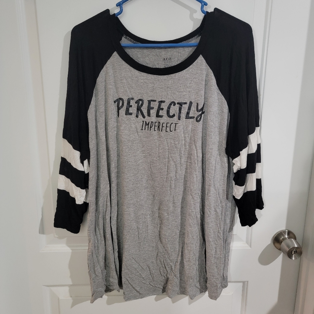 Jersey Style 3/4 Length Sleeve Shirt